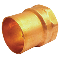 EPC 103-2 Series 30236 Street Pipe Adapter, 1/2 in, FTG x Female, Copper