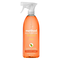 method 01164 Cleaner, 28 oz Aerosol Can, Liquid, Clementine