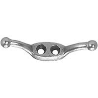 Campbell 4015 Series T7655412 Rope Cleat, Nickel - 10 Pack