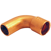EPC 31424 Street Pipe Elbow, 2 in, Sweat x FTG, 90 deg Angle, Copper