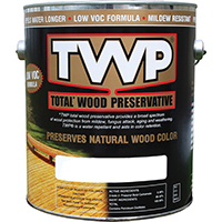 TWP 1500 Series TWP-1504-1 Stain and Wood Preservative, Black/Walnut, Liquid, 1 gal - 4 Pack