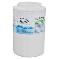 SWIFT GREEN FILTERS SGF-G9 RX Refrigerator Water Filter, 0.5 gpm, Coconut Shell Carbon Block Filter