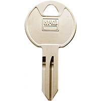 HY-KO 11010TM13 Key Blank, Brass, Nickel, For: Trimark Cabinet, House Locks and Padlocks - 10 Pack
