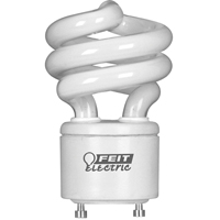 Feit Electric BPESL13T/GU24/D/C Compact Fluorescent Bulb, 13 W, Spiral Lamp, GU24 Lamp Base, 900 Lum - 6 Pack