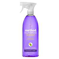 method 00005 Cleaner, 28 oz Aerosol Can, Liquid, French Lavender, Clear