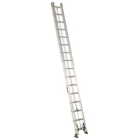 Louisville AE2200 Series AE2232 Extension Ladder, 31 ft 5 in H Reach, 300 lb, 32-Step, 1-1/2 in D St
