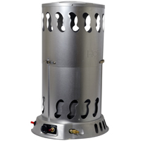 Mr. Heater F270500 Convection Heater, 100 lb Fuel Tank, Propane, 75000 to 200000 Btu, 5000 sq-ft Hea