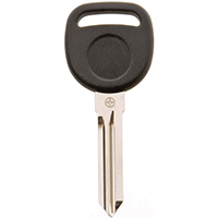 HY-KO 18GM504 Key Blank, Brass/Plastic, Nickel, For: Lexus Vehicle Locks