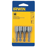 IRWIN 3545984C Nutsetter Set, 4-Piece, Lobular, Steel