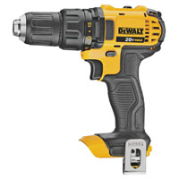 DeWALT DCD780B Drill/Driver, Tool Only, 20 V, 1/2 in Chuck, Keyless, Ratcheting Chuck