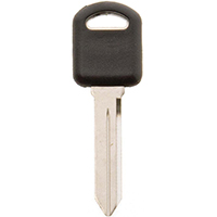 HY-KO 18GM102 Key Blank, Brass/Plastic, Nickel, For: Honda Vehicle Locks