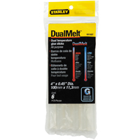 STANLEY DualMelt GS15DT Glue Stick, Stick, Resin Odor, Clear