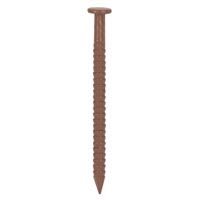 ProSource NTP-072-PS Panel Nail, 16D, 1 in L, Steel, Painted, Flat Head, Ring Shank, Brown, 171 lb - 5 Pack