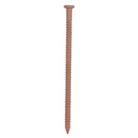 ProSource NTP-081-PS Panel Nail, 15D, 1-5/8 in L, Steel, Painted, Flat Head, Ring Shank, Brown, 171  - 5 Pack