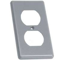 Carlon HB1DP Handy Box Cover, 4-5/16 in L, 2-3/8 in W, Polycarbonate, Gray