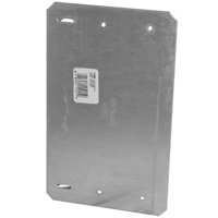 MiTek ICPL Series ICPL58-TZ Protection Plate, 5 in L, 8-1/16 in W, 1/16 in Thick, Aluminum, Zinc - 50 Pack
