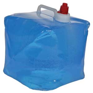 World Famous 2360 Folding Water Carrier, 14 L Capacity, Clear