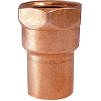 aqua-dynamic 9002-006 Pipe Adapter, 1-1/4 in, Sweat x Female, Copper