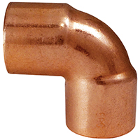 aqua-dynamic 9003-007 Pipe Elbow, 1-1/2 in, Compression, 90 deg Angle, Copper