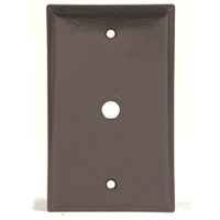 Eaton Wiring Devices 2128 2128B-BOX Wallplate, 4-1/2 in L, 2-3/4 in W, 1 -Gang, Thermoset, Brown, Hi - 25 Pack