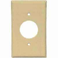 Eaton Wiring Devices 2131V-BOX Single Receptacle Wallplate, 4-1/2 in L, 2-3/4 in W, 1-Gang, Thermose
