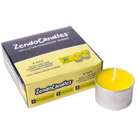 ZendoZones 18ZENCAND Citronella Candle, 8 hr Burn Time Pack