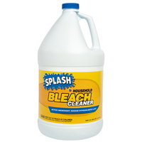 SPLASH 269027-28 Household Bleach, 1 gal, Liquid, Slight Chlorine - 6 Pack