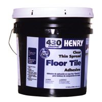 HENRY 430 ClearPro 12102 Floor Adhesive, Paste, Mild, Clear, 4 gal Pail