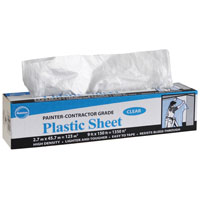 Inteplast Group Cover-Its 304-00 Drop Sheet, 150 ft L, 9 ft W, Polyethylene, Clear