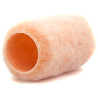RollerLite All Purpose 4AP038 Roller Cover, 3/8 in Thick Nap, 4 in L, Polyester Cover, Orange