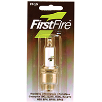 MTD FF-15 Spark Plug, 3/8 in Fill Gap, 0.551 in Thread, 13/16 in Hex