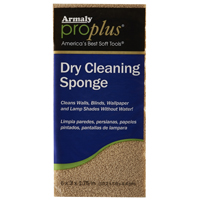 Armaly ProPlus 52200 Dry Cleaning Sponge, 6 in L, 2-7/8 in W, 1-3/8 in Thick, Vulcanized Rubber