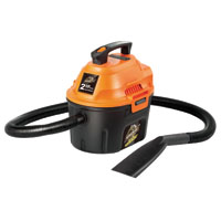 ARMOR ALL AA255 Wet/Dry Vacuum Cleaner, 2.5 gal Vacuum, Quiet, Foam Sleeve Filter