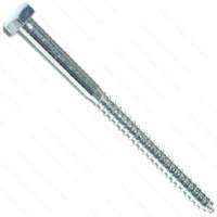 MIDWEST FASTENER 01293 Lag Screw, 1/4-10 Thread, 4 in OAL, 2 Grade, Steel, Zinc, SAE Measuring