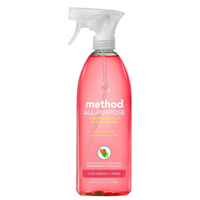 method 00010 Cleaner, 28 oz Aerosol Can, Liquid, Grapefruit, Pink