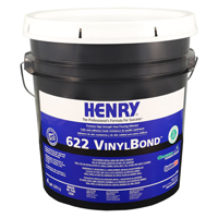 HENRY 622 VINYLBOND 13435 Flooring Adhesive, Paste, Mild, Off-White, 4 gal Pail