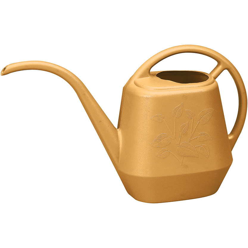 Bloem AW21-23 Watering Can, 56 oz Can, Long Stem Spout, Plastic Resin, Earthly Yellow