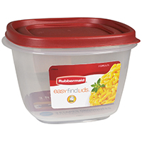 Rubbermaid 1777088 Food Storage Container, 7 Cups Capacity, Plastic, Clear