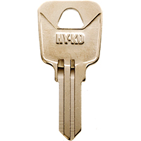 HY-KO 11010SS5 Key Blank, Stainless Steel, For: Sentry Safe Cabinet, House Locks and Padlocks - 10 Pack