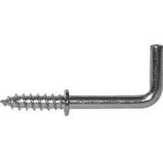 Reliable SHB12MR Shoulder Screw Hook, 5/64 in Thread, 1/2 in L, Brass - 5 Pack