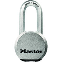Master Lock Magnum M930XKADLH Keyed Padlock, Alike Key, 7/16 in Dia Shackle, Boron Carbide Steel Sha