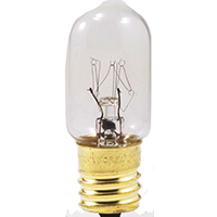 Sylvania 18174 Incandescent Lamp, 15 W, T7 Lamp, Intermediate E17 Lamp Base, 115 Lumens, 2850 K Colo