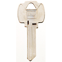 HY-KO 11010FA3 Key Blank, Brass, Nickel, For: Falcon Cabinet, House Locks and Padlocks - 10 Pack