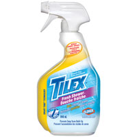 Tilex 12440PAK3 Shower Cleaner, 946 mL, Liquid, Citrus, Floral, Fruity, Clear/Yellow