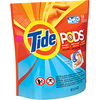 Tide 93119 Laundry Detergent, 16 CT, Powder, Ocean Mist - 6 Pack