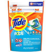 Tide 93126 Laundry Detergent, 35 CT, Liquid, Ocean Mist - 4 Pack