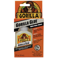 Gorilla 5202101C Glue, White, 59 mL Bottle