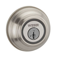 Weiser GED1500 15 KEVO Electronic Lock, Military Grade, eKey Key, Satin Nickel, 2-3/8, 2-3/4 in Back