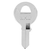 HY-KO 11010VRH3 Key Blank, Brass, Nickel, for Viro VRH3 Locks - 10 Pack