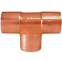 EPC 111 Series 32866 Pipe Tee, 1-1/4 in, Sweat, Copper